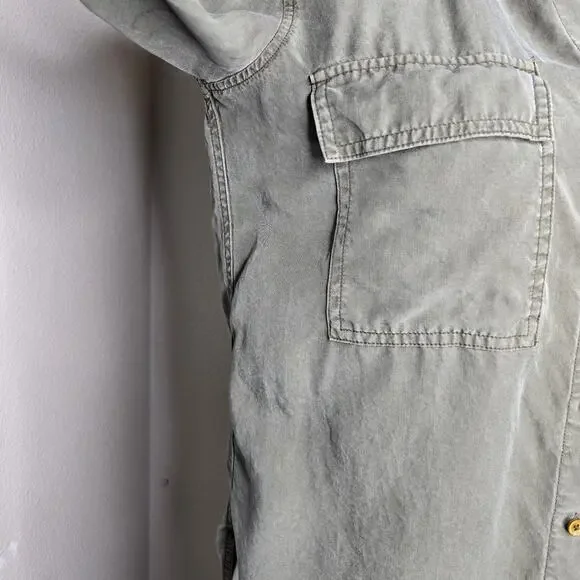 THE GROUP BABATON Utility Shirt Olive Green Size XXS - Picture 13 of 16